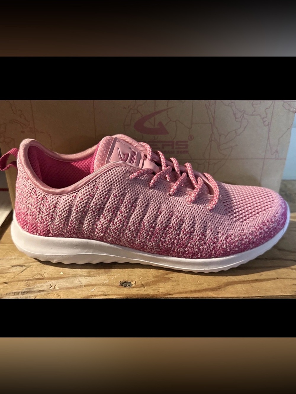Geers Girls Lace Up Athletic Sneakers Pink Size 2 Big Kids